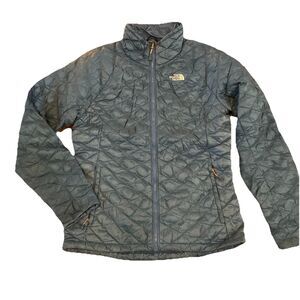 The North Face ThermoBall Sz S Jacket Womens Blue Packable Lightweight